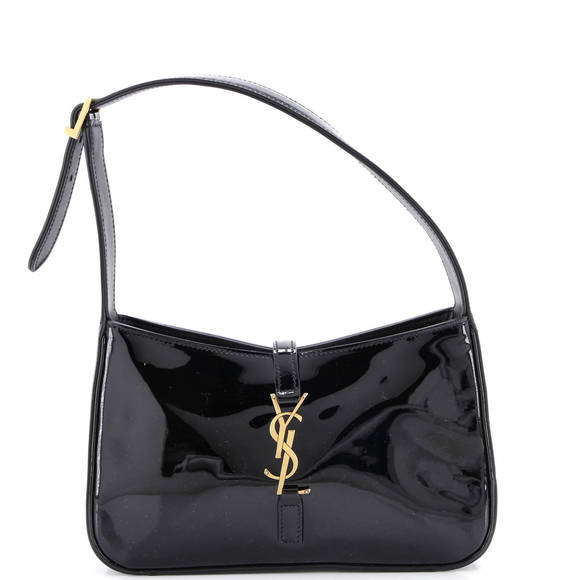 Saint Laurent Small Le 5 a 7 Hobo Patent - Picture 1 of 6